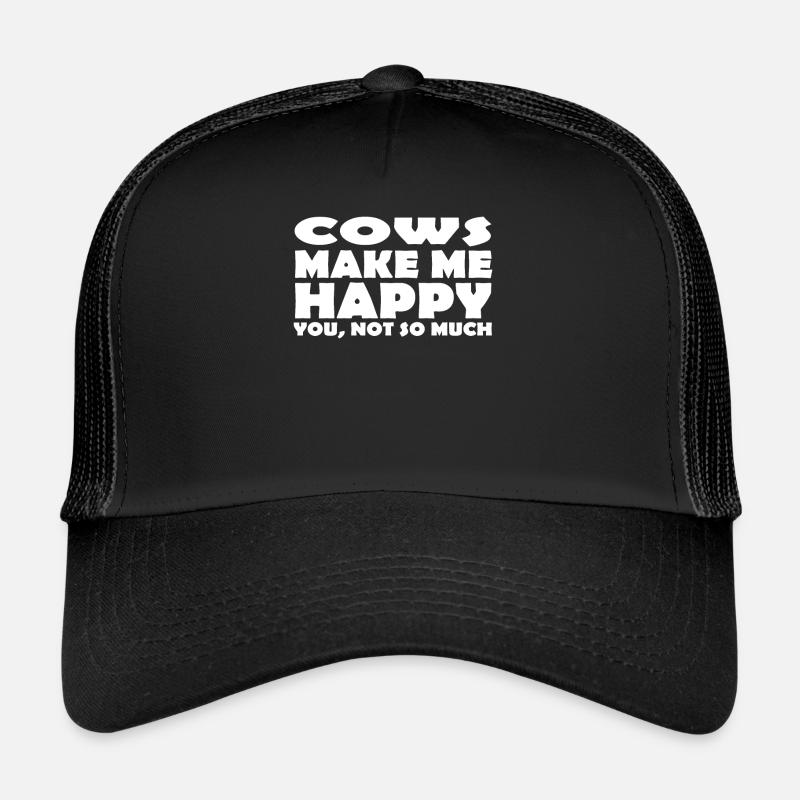 Funny Cow Tshirt Trucker Cap