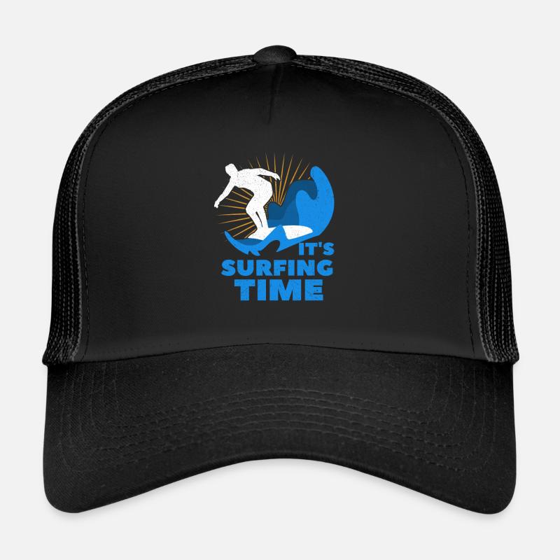 Surf surf - Casquette trucker  - noir/noir