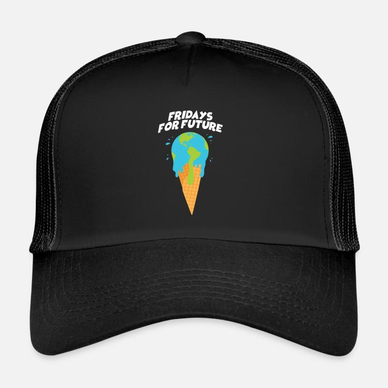 Fridays For Future - Welt als Eiskugel schmilzt Trucker Cap