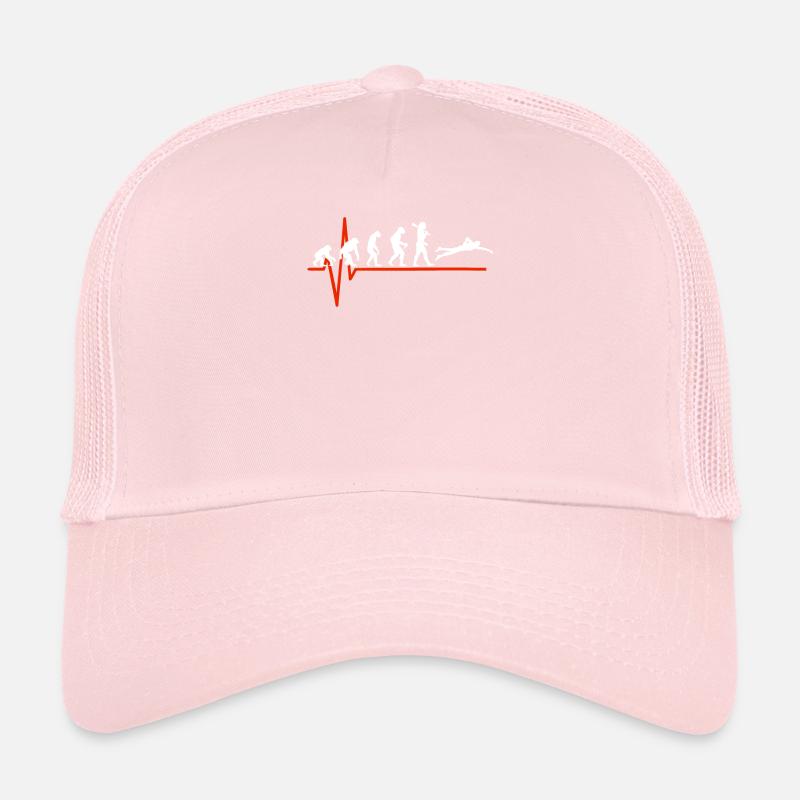 Natation Heartbeat - EVOLUTION DE LA NATATION Casquette trucker 
