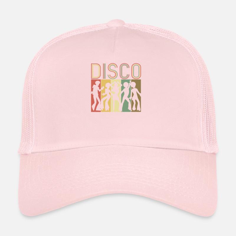 Retro Disco Dance Gift Vintage Groovy Disco 70s Trucker Cap