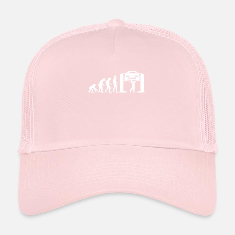 Automotive Mechanic Evolution Trucker Cap