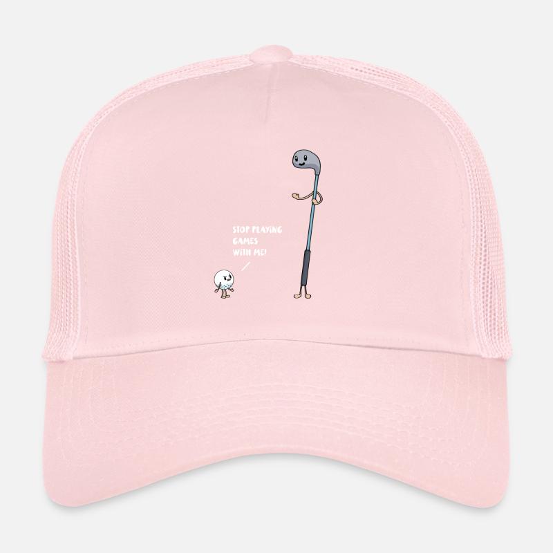 Golf vs Ball Stop Playing Games with me! Golfer Trucker Cap