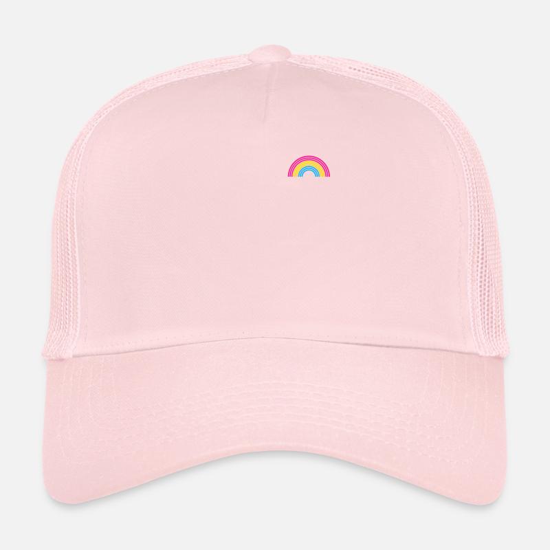 Pansexual Rainbow print LGBTQ Pride Gift Idea Casquette trucker 