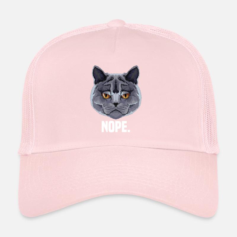 grumpy british shorthair cat cat lover Trucker Cap