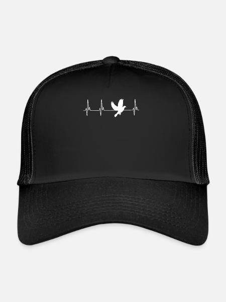 Dove ECG - Trucker Cap - black/black - Front