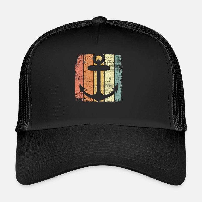 Anker - Trucker Cap - Schwarz/Schwarz