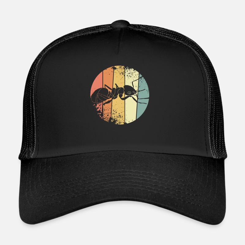 Ameisen Arbeiter - Trucker Cap - Schwarz/Schwarz