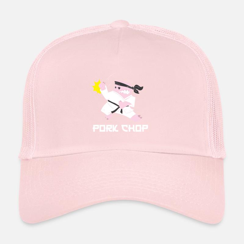 Côtelette de porc karaté Casquette trucker 