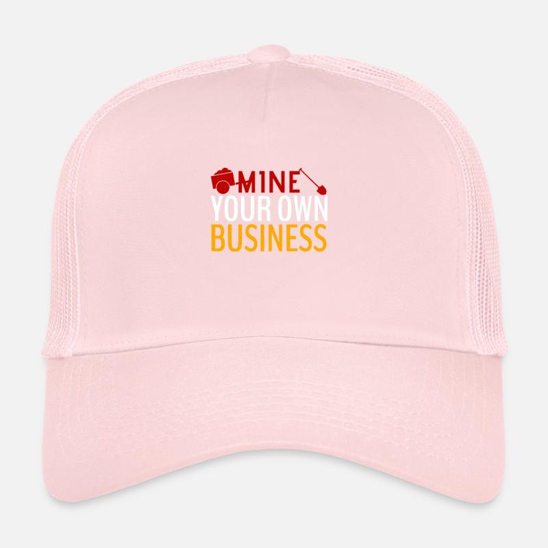 Drôle d’exploitation minière Et bergmann Sort Casquette trucker 