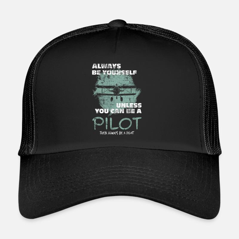 Avion pilote Casquette trucker 
