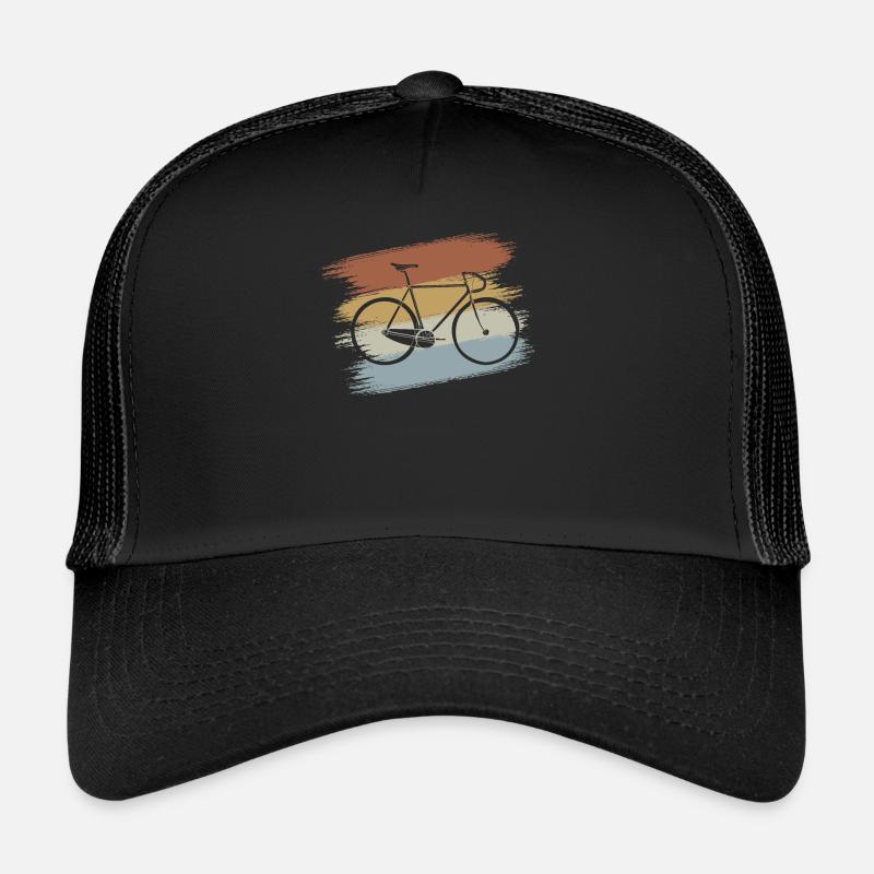 Rennrad - Trucker Cap - Schwarz/Schwarz