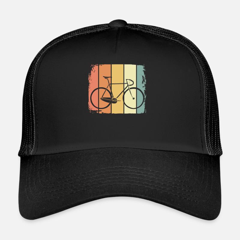 Rennrad - Trucker Cap - Schwarz/Schwarz