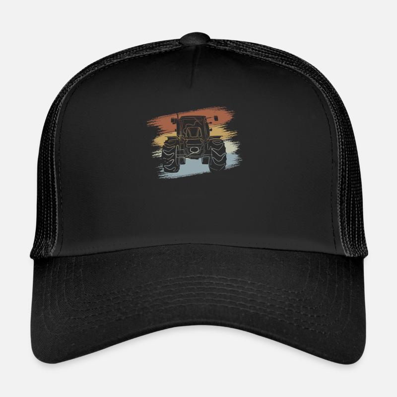 Traktor - Trucker Cap - Schwarz/Schwarz
