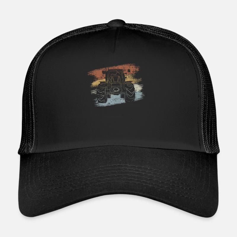 Traktor - Trucker Cap - Schwarz/Schwarz