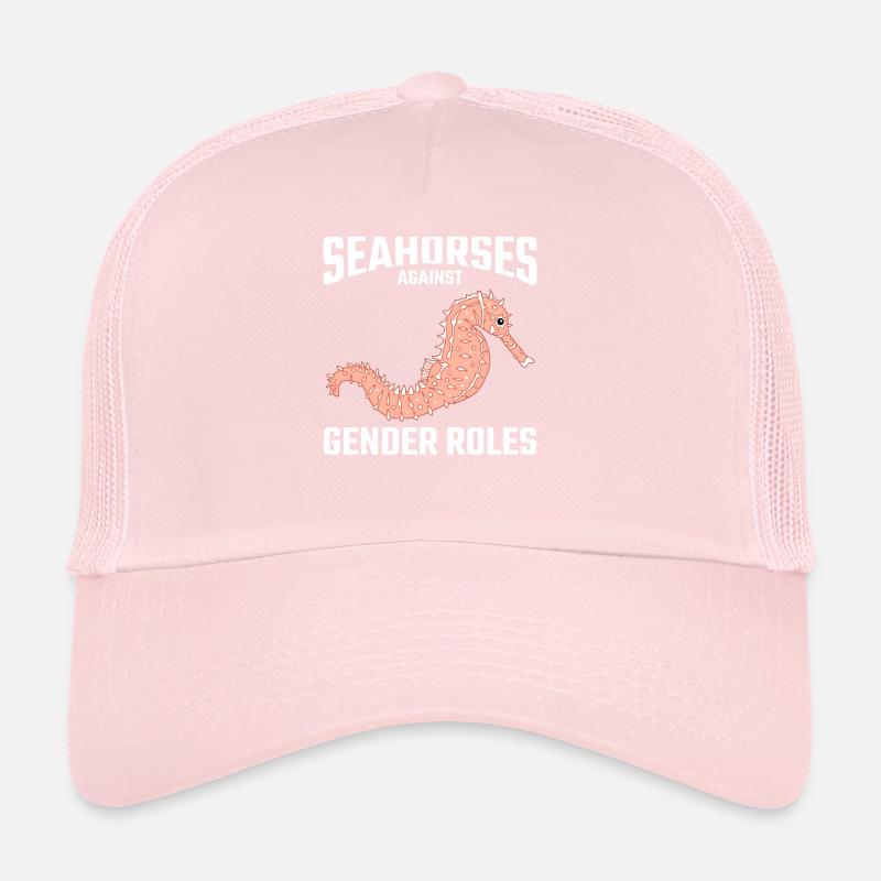 Seahorses sea feminism equal rights Trucker Cap