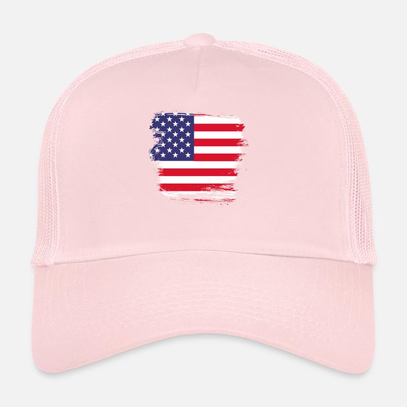Amérique États-Unis Drapeau Casquette trucker 