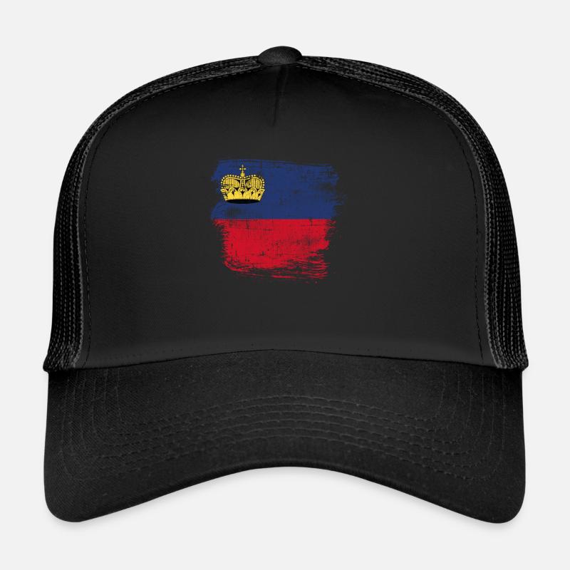 Lichtenstein Flag Trucker Cap