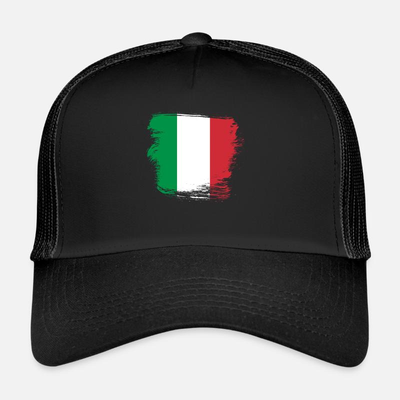Italie Drapeau Casquette trucker 