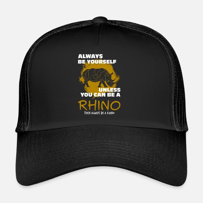 Nashorn - Trucker Cap - Schwarz/Schwarz