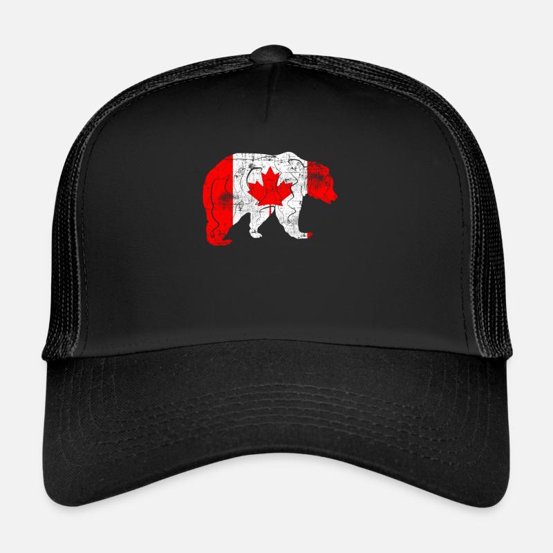 Drapeau du Canada Casquette trucker 