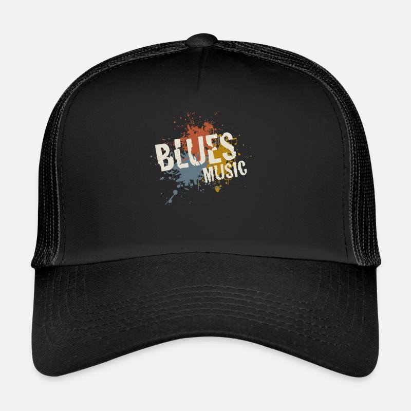 Blues - Casquette trucker  - noir/noir