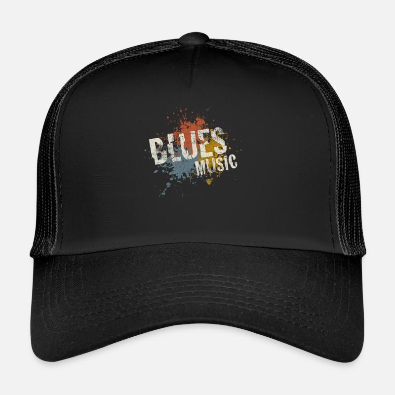 Blues - Casquette trucker  - noir/noir