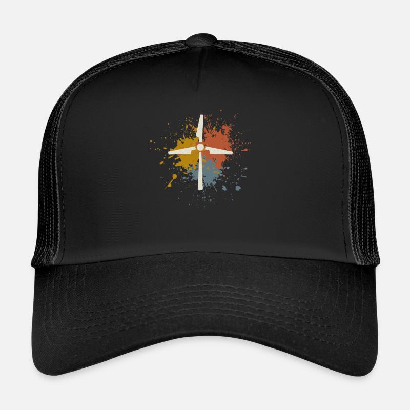 Windkraft - Trucker Cap - Schwarz/Schwarz
