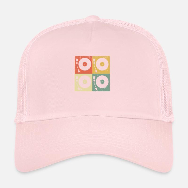 Vinyl Record Player Trucker Cap