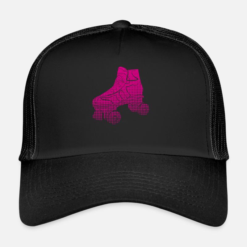 Rollschuhlaufen Rollschuh - Trucker Cap - Schwarz/Schwarz