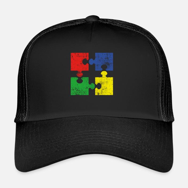 Puzzle Trucker Cap