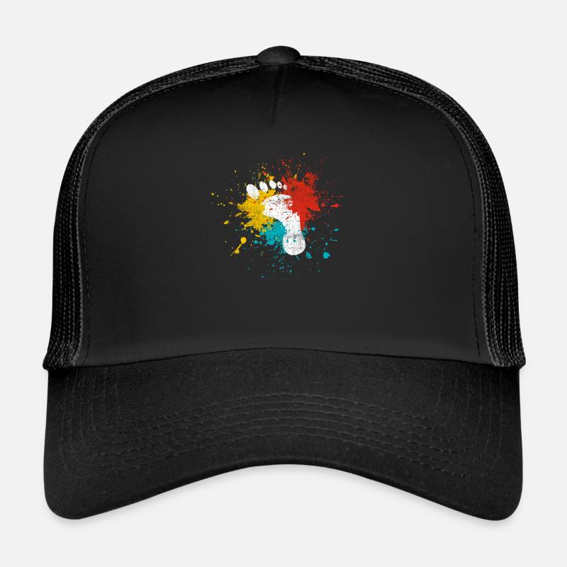 Fuß - Trucker Cap - Schwarz/Schwarz