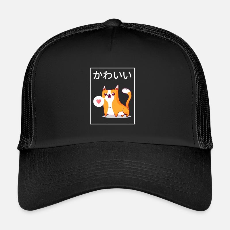 Kawaii Chat Casquette trucker 