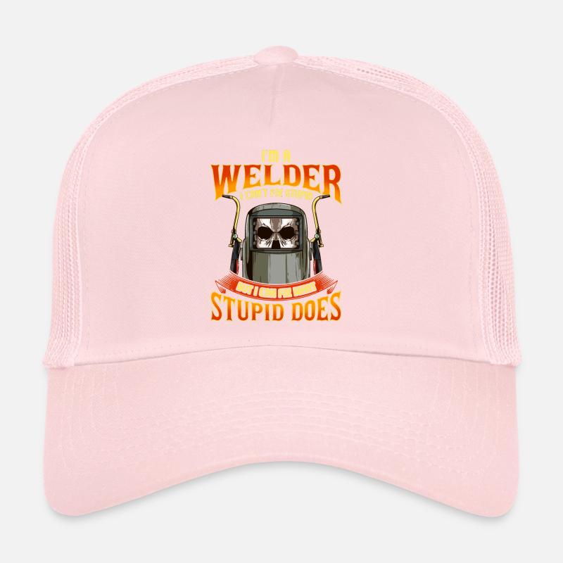 Funny Welder Construction Worker Meme Saying Trucker Cap