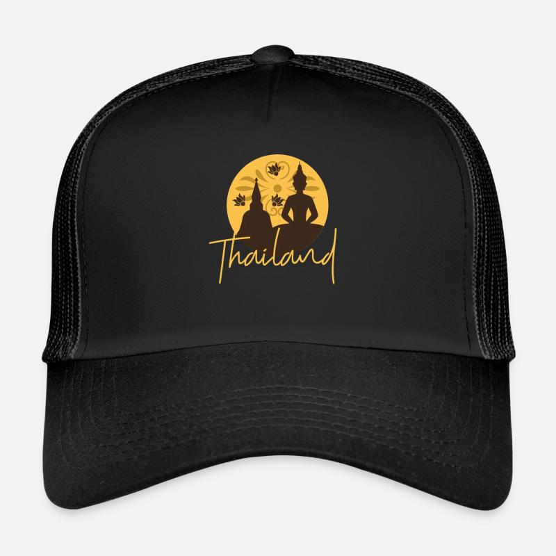 Thailand - Trucker Cap - Schwarz/Schwarz
