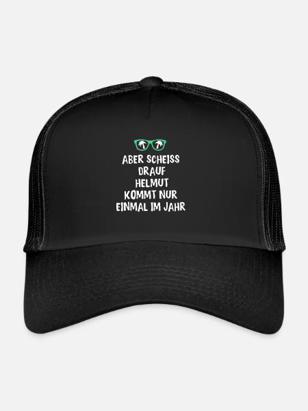 Mallorca - Trucker Cap - Schwarz/Schwarz - Vorne