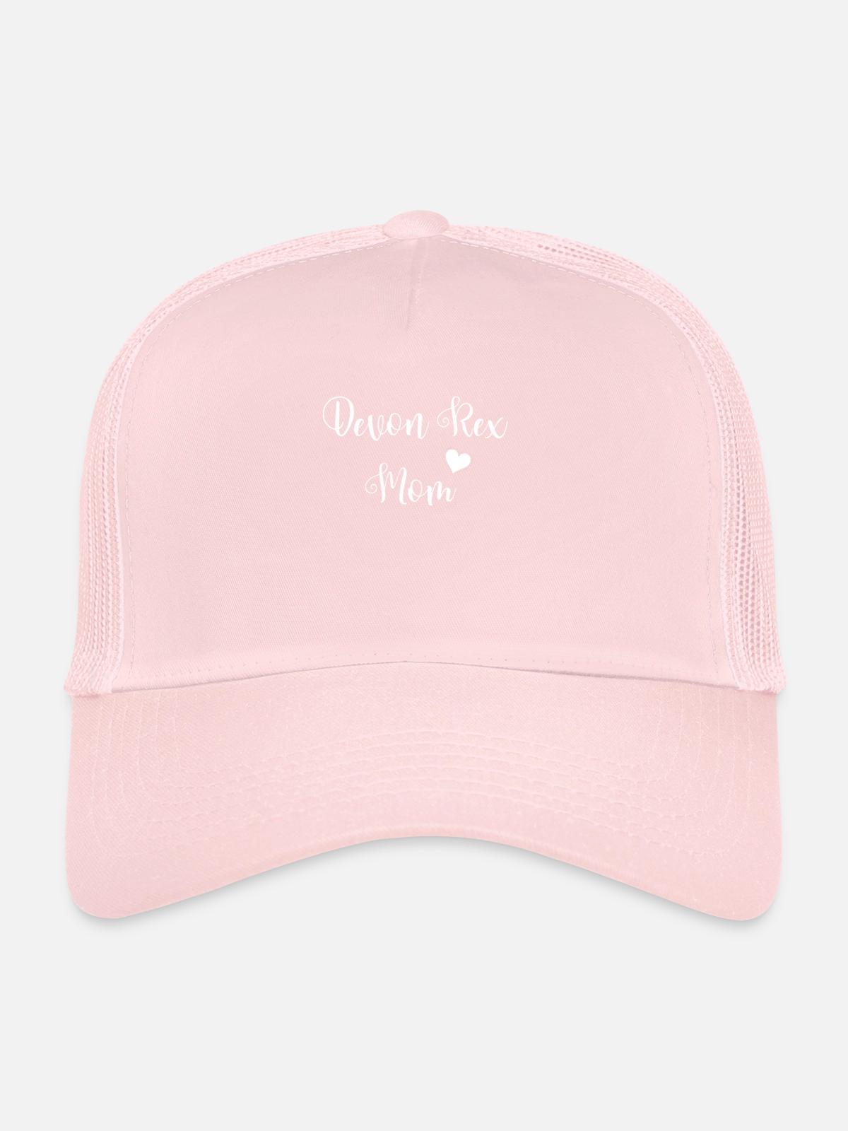 Devon Rex - Casquette trucker  - rose pâle - Devant