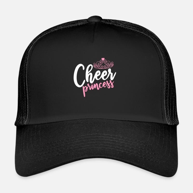Cheerleader Prinzessin - Trucker Cap - Schwarz/Schwarz
