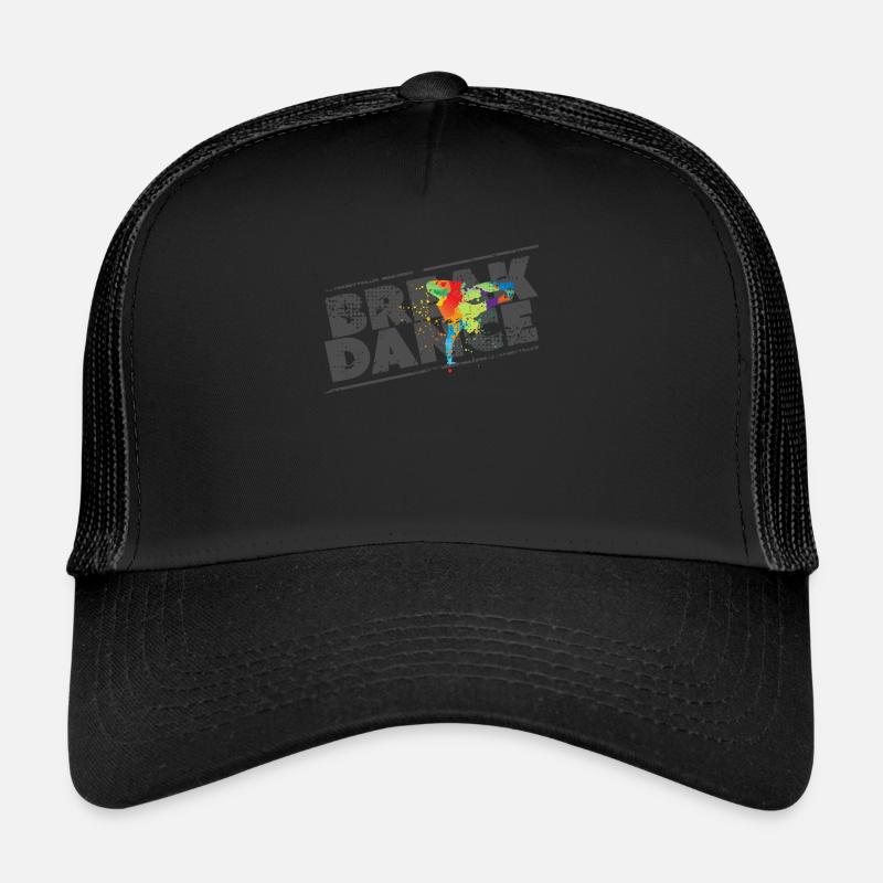 Breakdance - Trucker Cap - Schwarz/Schwarz