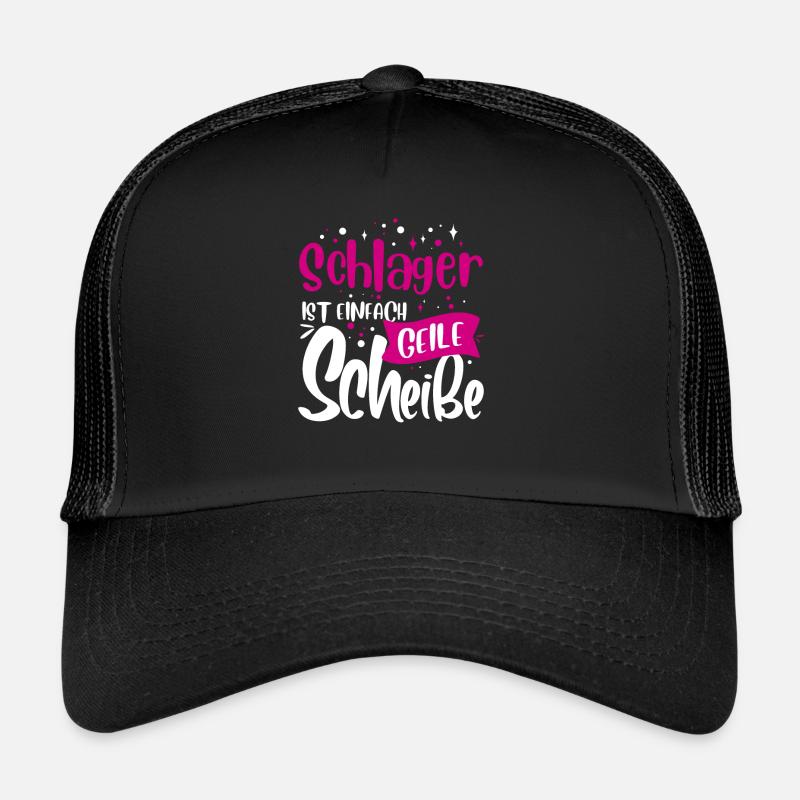 Schlager Konzert - Trucker Cap - Schwarz/Schwarz