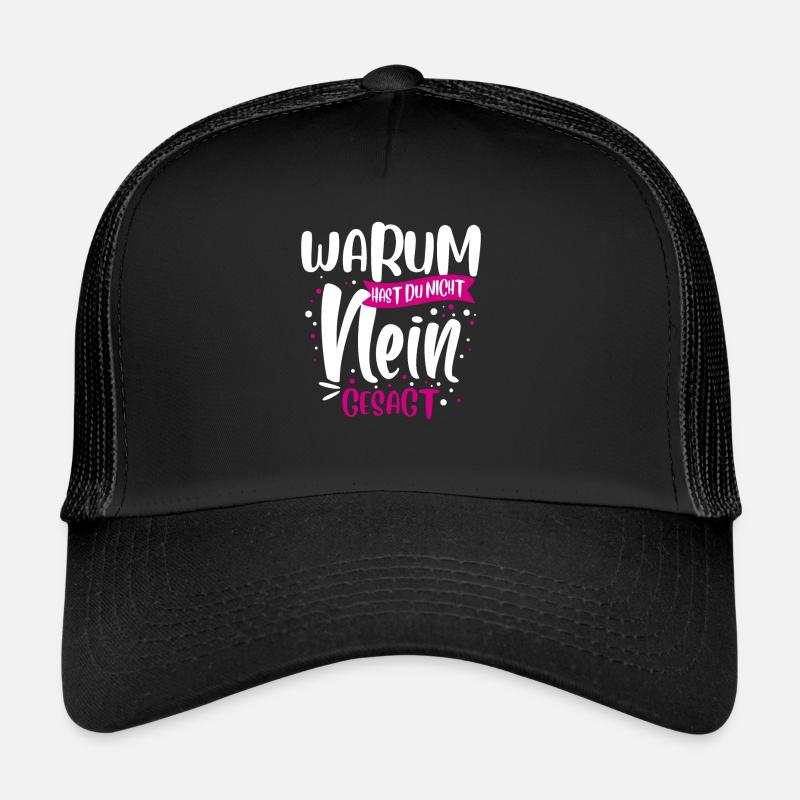 Schlager Musik - Trucker Cap - Schwarz/Schwarz