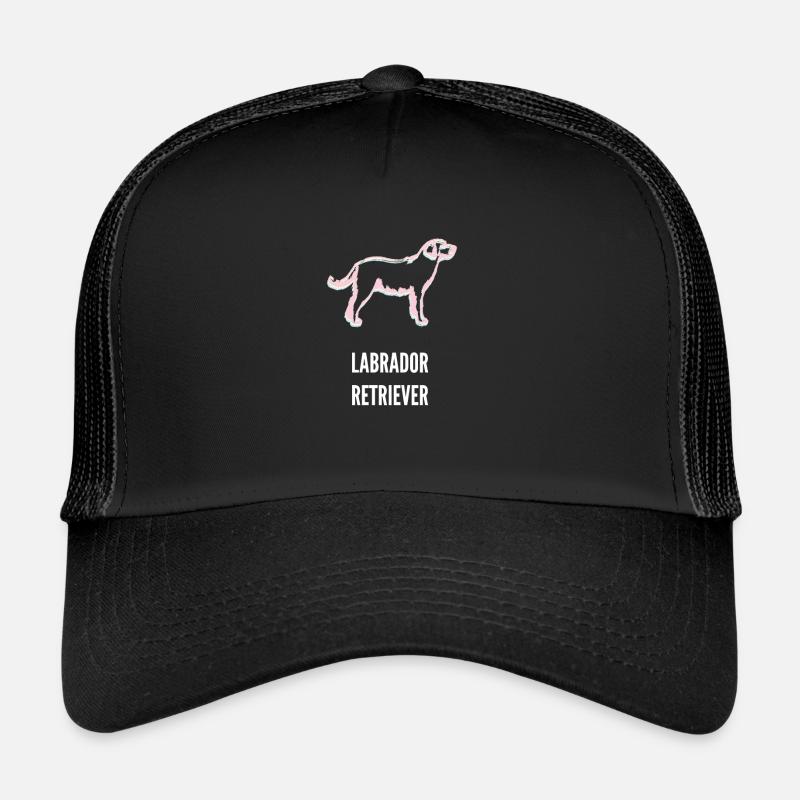 Labrador Retrievers - Trucker Cap - black/black