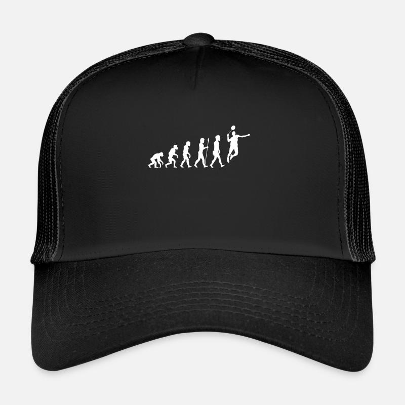 badminton badminton sport évolution - Casquette trucker  - noir/noir