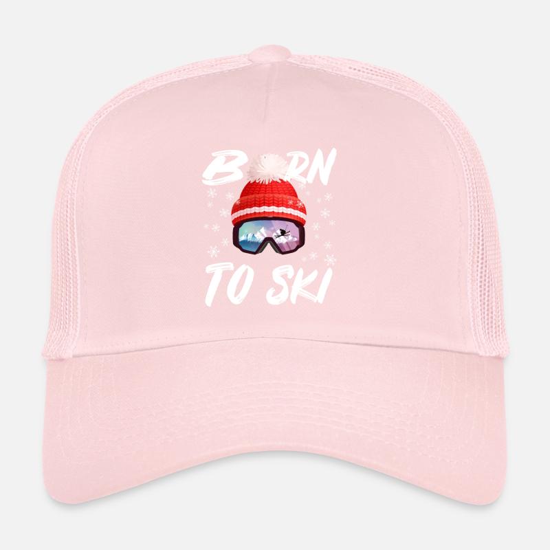 Born to Ski Trucker Cap