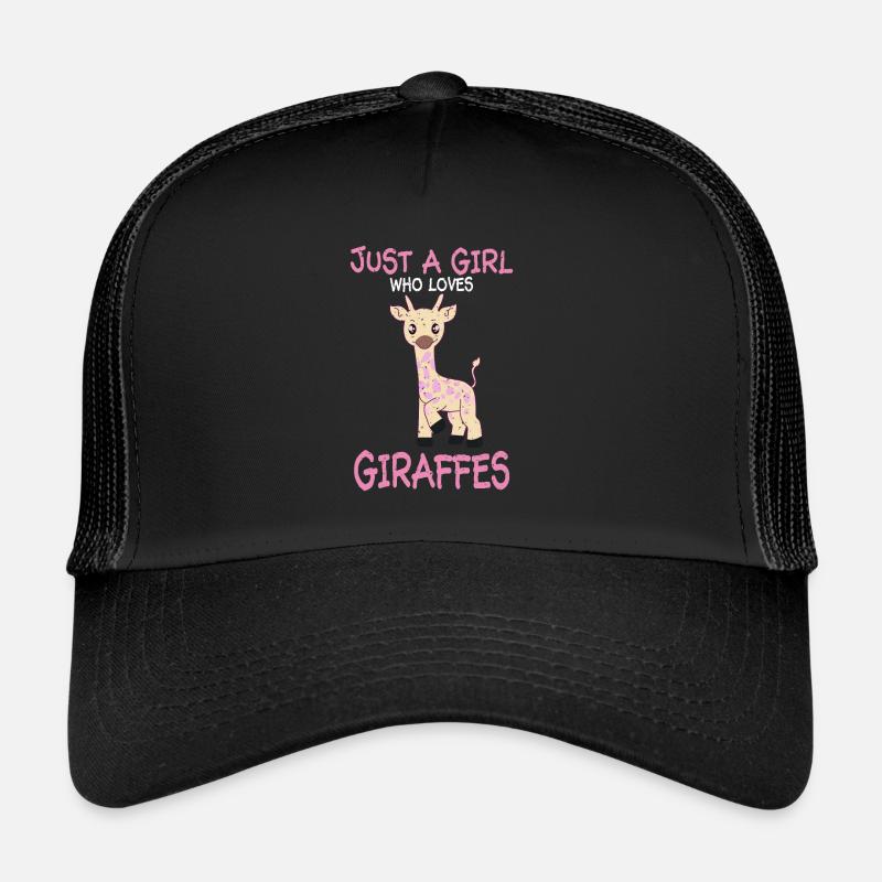 giraffe - Trucker Cap - black/black