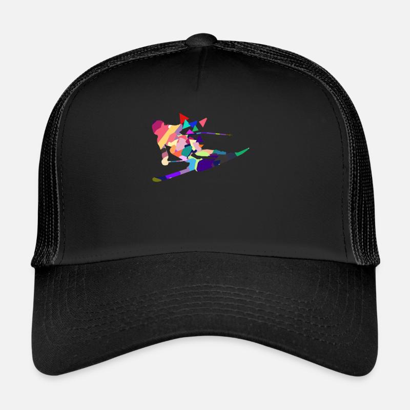 Ski - Casquette trucker  - noir/noir
