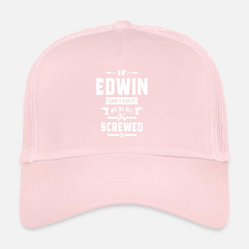Edwin Personalized Name Birthday Gift Trucker Cap