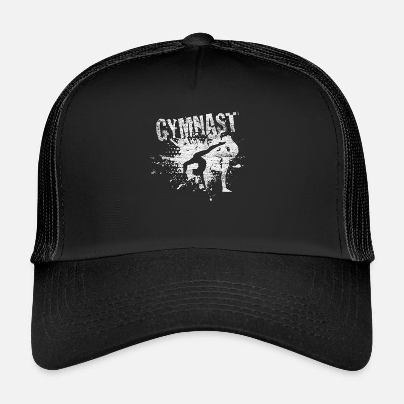 Gymnast gymnast - Trucker Cap - black/black