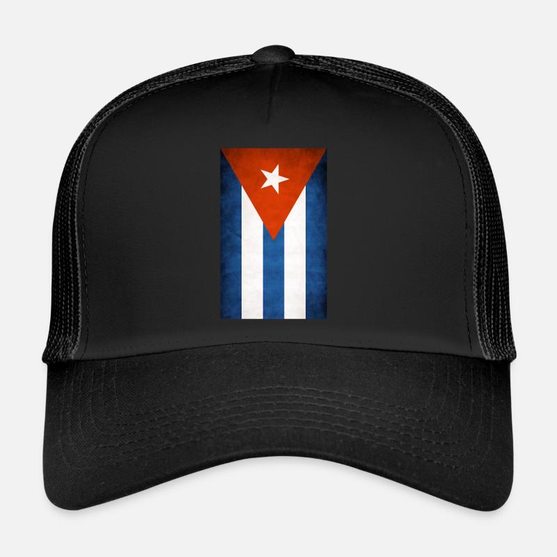 Drapeau de Cuba Casquette trucker 