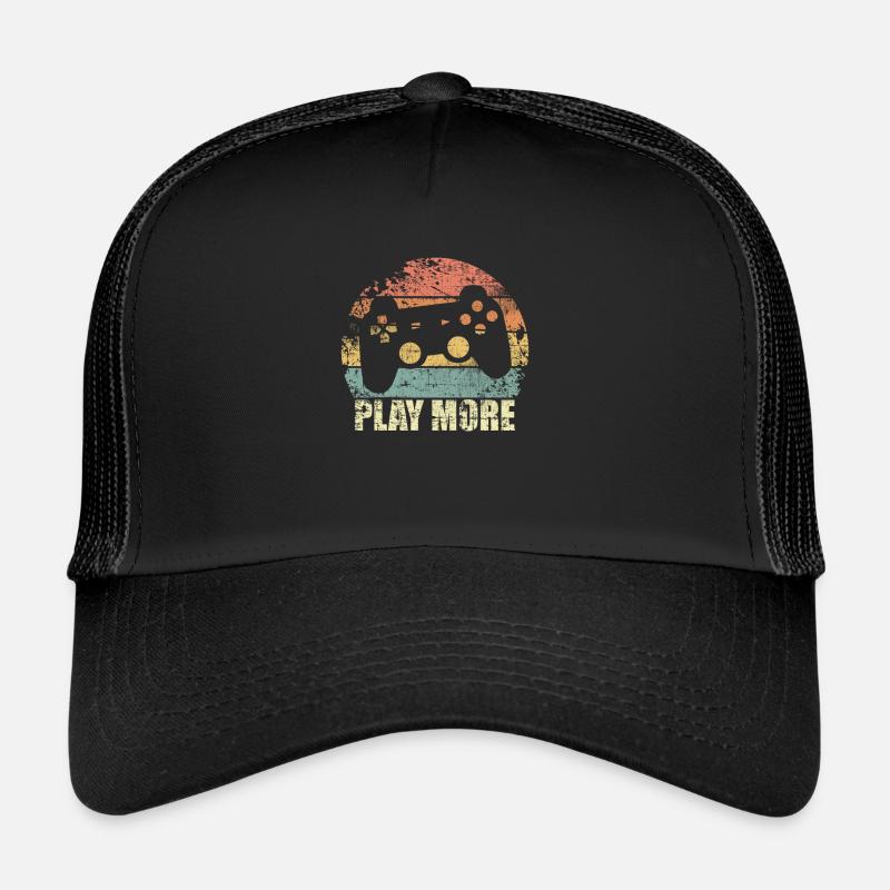 Gamer - Trucker Cap - black/black
